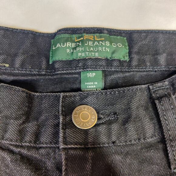 Lauren Ralph Lauren Women's Black Boot Cut Jeans - Picture 6 of 14